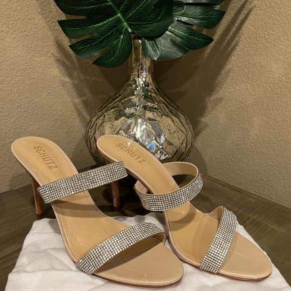 Schutz Beatriz Bedazzled High Heel Sandal - Picture 3 of 6